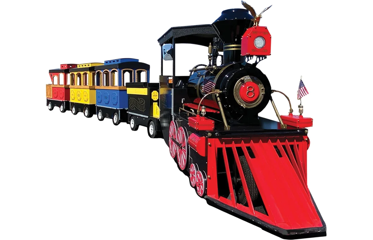 Rent Trackless Train near Houston